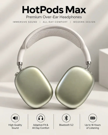 Max Headphone (Noise Control + Popup Sensor) Green